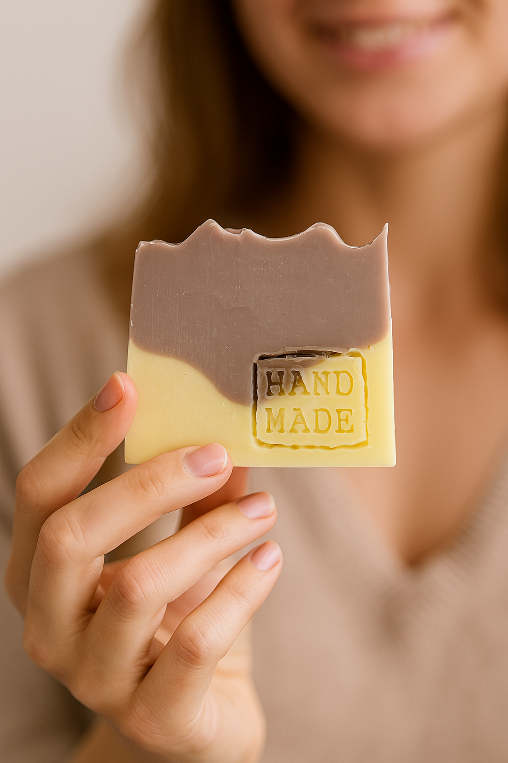 SOAP NO. 01 | Natuurlijke Zeep Lavendel & Cederhout - Handgemaakt & Puur (ca. 100g)