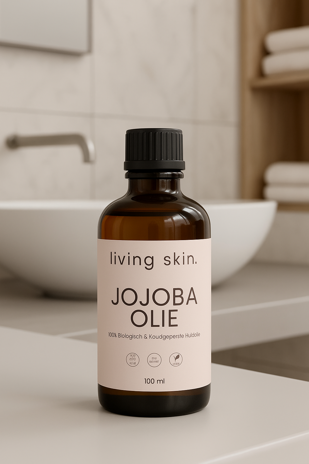 Jojoba olie flesje 100 ml | pure biologische huidverzorging