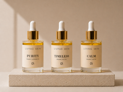 PURITY, TIMELESS & CALM van Living Skin